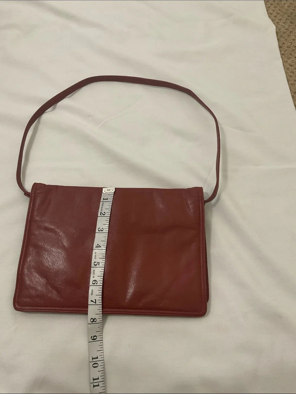 Jay Hebert NY Classic Brown, vintage Leather Shoulder Bag